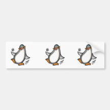 alberner Tanzen Penguin Auto Sticker