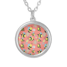 Albernes Cartoon-Bienen-Muster Personalisierter Schmuck