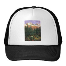 Albert Bierstadt Canadian Rockies Mesh Hat