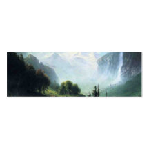 Albert Bierstadt staubbach fällt nahe lauterbrunne Visitenkarten Vorlagen