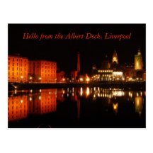 Albert-Dock, hallo vom Albert-Dock, Liverpool Postkarten