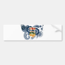 Alberta-Flagge Auto Sticker