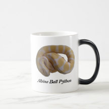 Albino-Ball-Pythonschlange-verwandelnder Becher Kaffeehaferl