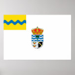 Alcontar, Spanien-Flagge Plakate