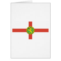 Alderney Flagge karten