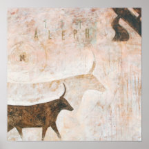 ALEPH 100x100 cm Plakatdruck