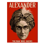 Alexander der Mann, der weiß Postkarten