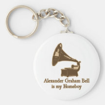 Alexander Graham Bell ist mein Homeboy Schlüsselbänder