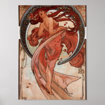Alfons Mucha-Tanz Plakat