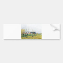 Alfred Sisley Bauernhof zum Höllenkaff 1874 Auto Aufkleber