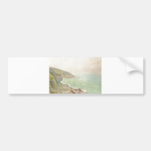 Alfred Sisley - Waliser Küste im Nebel 1887 - Öl Auto Sticker