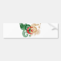 Algerien-Flagge Auto Sticker