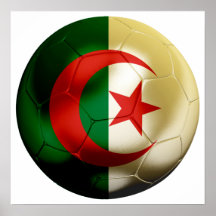 Algerien-Fußball Poster