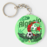 Algerien-Schmutzkunst Fußballfane Algerie Geschenk Schlüsselanhänger