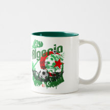 Algerien-Schmutzkunst Fußballfane Algerie Geschenk Kaffeetassen