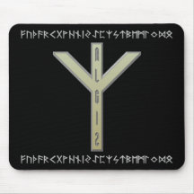 Algiz Runegold Mousepads