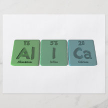Alica als Aluminiumjod-Kalzium Individuelle Flyer