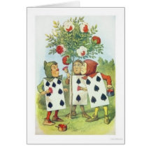Alice im Wunderland: Karten, die Rosen-Rot 2 malen