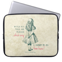 Alice im Wunderland Laptop Schutzhülle