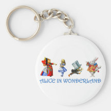 ALICE IM WUNDERLAND U. FREUNDE SCHLÜSSELANHÄNGER