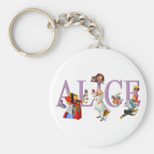 ALICE IM WUNDERLAND U. FREUNDE SCHLÜSSELBAND