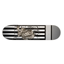 Alice im Wunderland-wütender HutmacherGrunge Individuelle Skateboarddecks