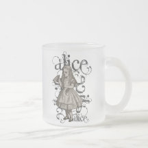 Alice im WunderlandGrunge Kaffee Haferl