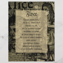 Alice trinken mich Collage Flyerbedruckung