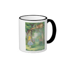 Alice und die Cheshire-Katze Haferl
