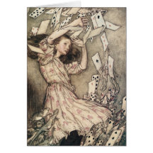 Alices Abenteuer im Märchenland durch Arthur Rackh Karten
