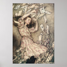Alices Abenteuer im Märchenland durch Arthur Rackh Plakatdrucke