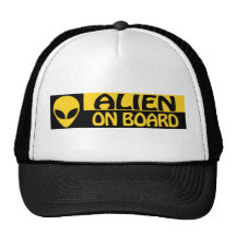 ALIEN AN BORD TRUCKERKAPPEN