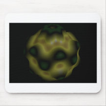 Alien-Fraktal-Gold Mousepads