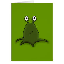 Alien-Gruß-Karte