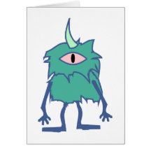 Alien Grußkarte