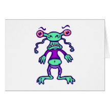 Alien Grußkarten