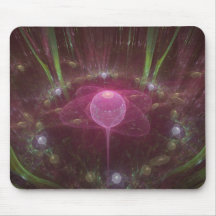 Alien pink ball mouse pads
