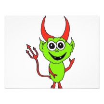 Alien-Teufel Personalisierte Ankündigung