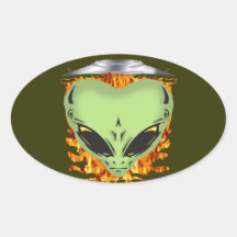 Alien-Treffen Sticker