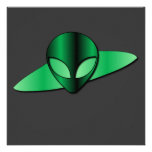 Alien UFO-Einladung