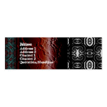 Alien-Wand-Dekor klein Visitenkarten Vorlagen