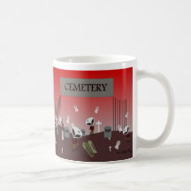 Alien-Zombie-Becher Tee Haferl
