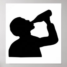 Alkoholtrinken Plakat