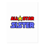 All-Star- Schwester Postkarte