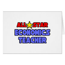All-Star- Wirtschafts-Lehrer Grußkarte