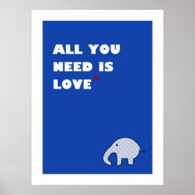 alle, die Sie benötigen, ist Liebe - das Plakat (b