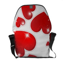 Alle Herz-Rickshaw-Bote-Tasche Kuriertasche