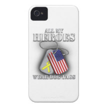 Alle meine Held-Abnutzungs-Erkennungsmarken iPhone 4 Hülle