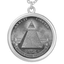 Alle sehende Auge Illuminati Halskette