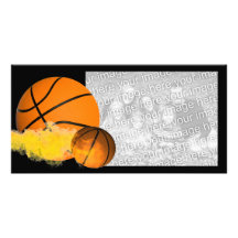 Alle Stern-Fotokarte-Basketball-Schablone